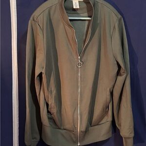 Men's Green Bomber Jacket